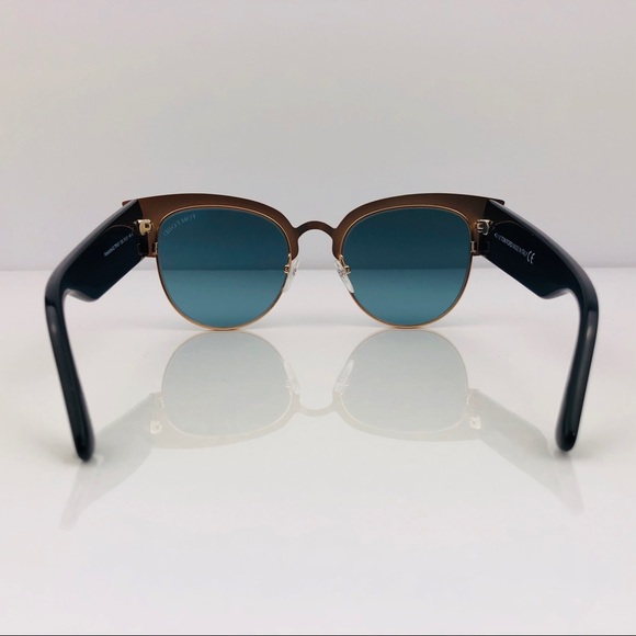 New TOM FORD Alexandra Black Cat Eye Sunglasses - Picture 8 of 16